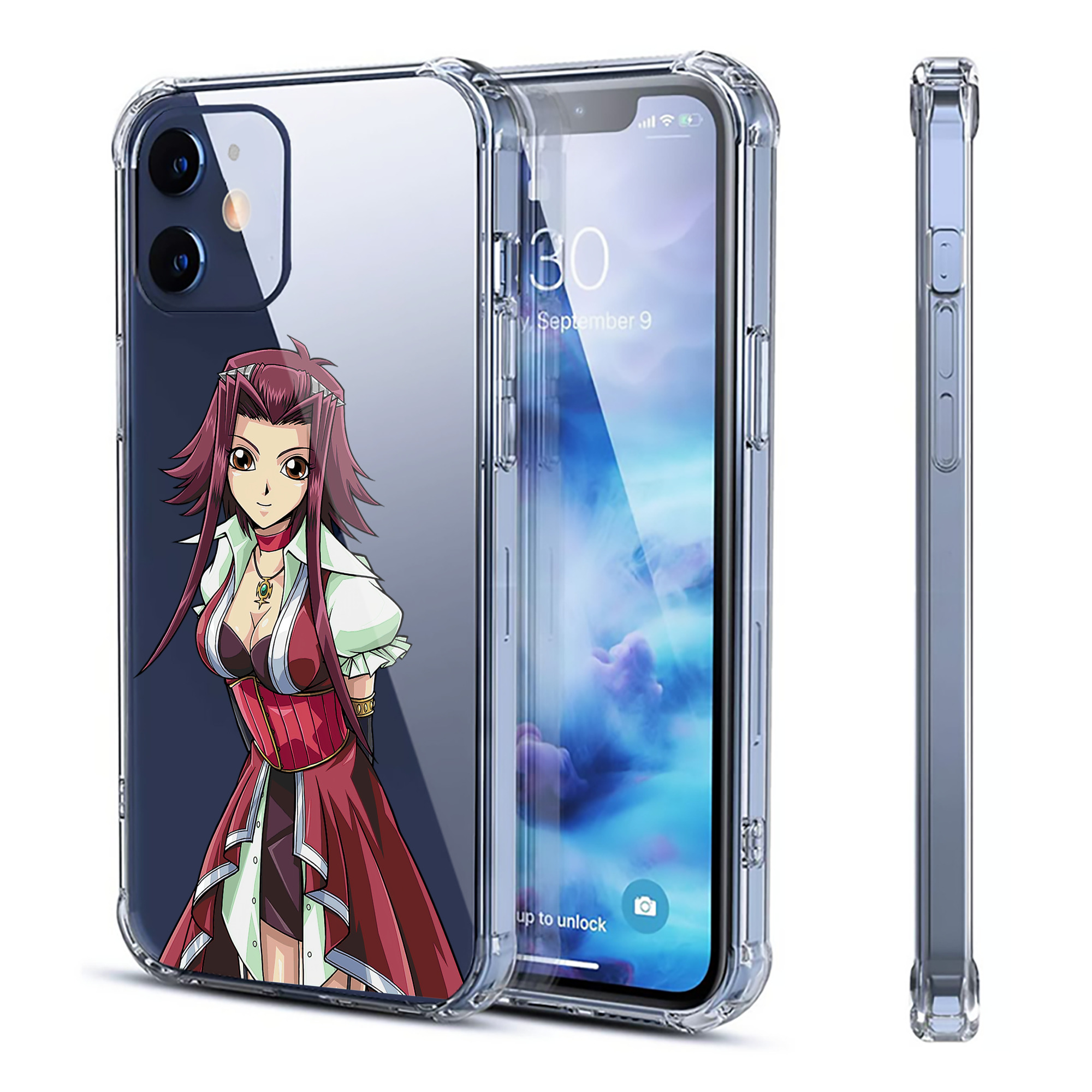 （画像用） 遊☆戯☆王 Yu-Gi-Oh! 【iPhone 12シリーズ対応】透明スマホケース（クリアソフトケース）